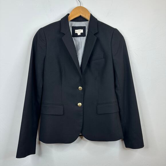 J. Crew Factory Schoolboy Blazer in Black - Picture 2 of 8